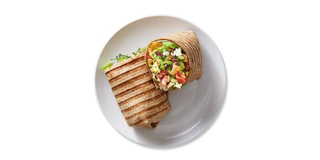 Vegan Greek Wrap