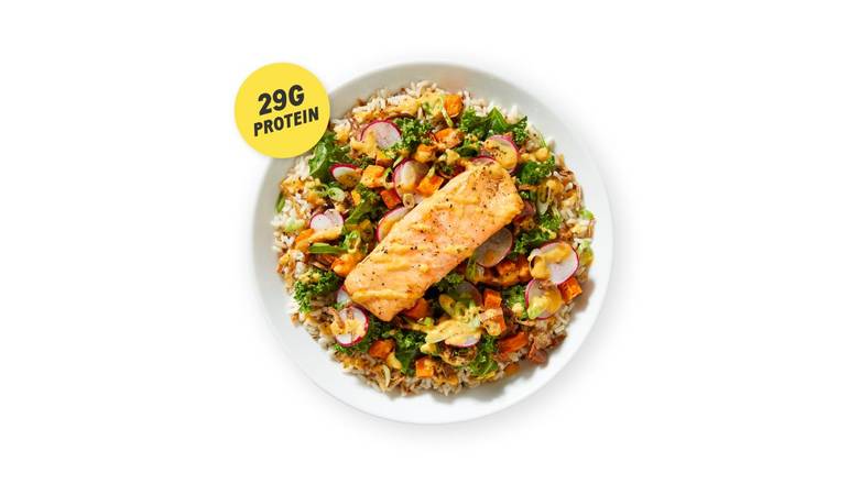 Salmon Miso Ginger Bowl