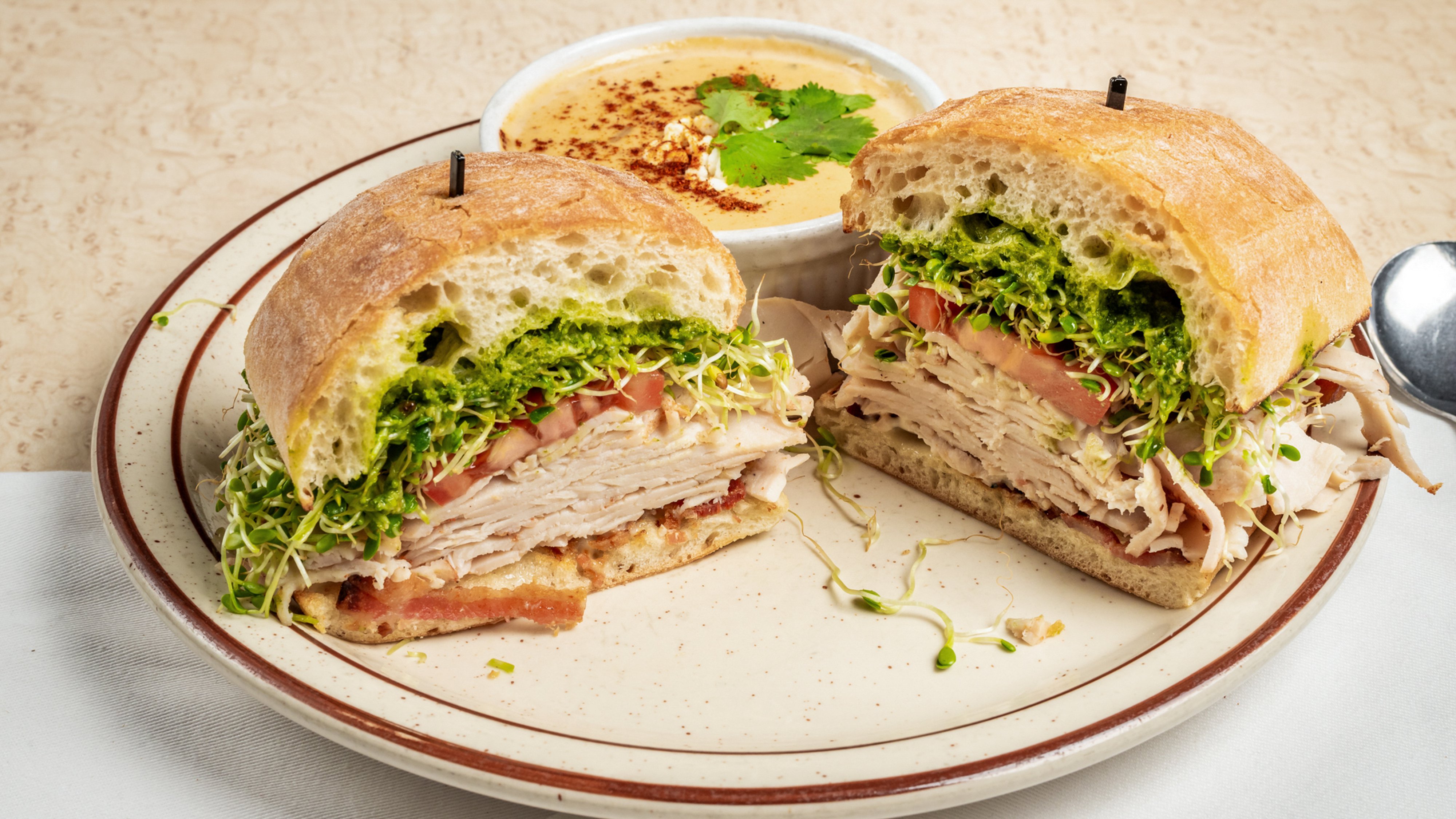 Turkey Bacon Pesto