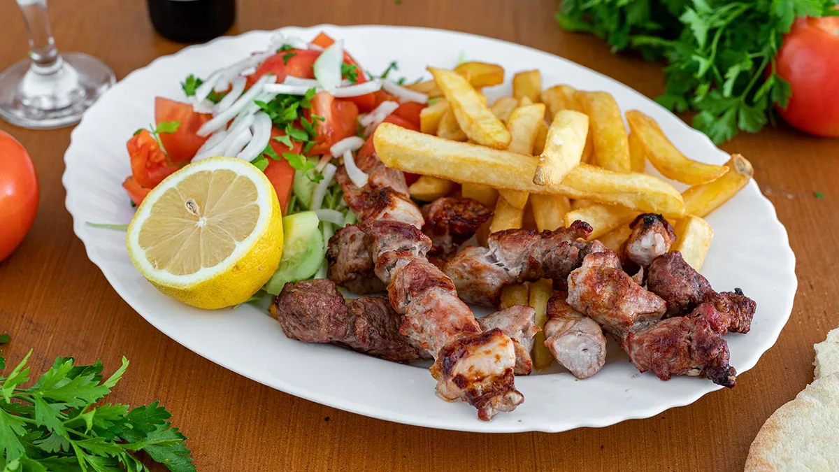 Pork Souvlaki Portion