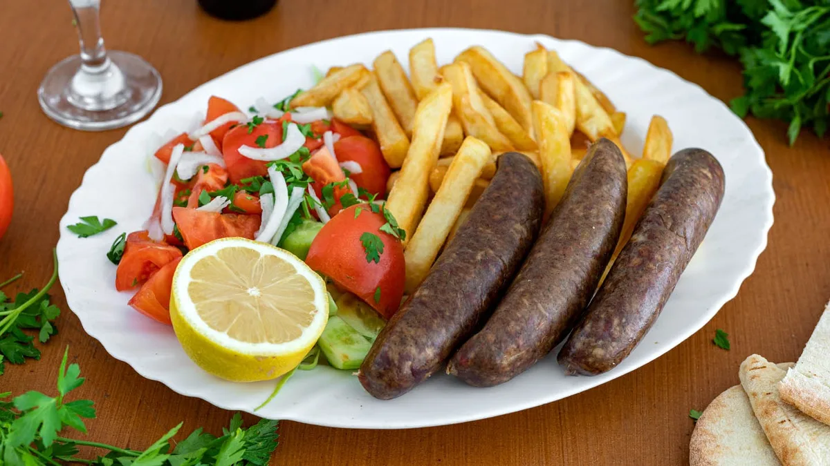Spicy Sausage (Pastourma) Portion