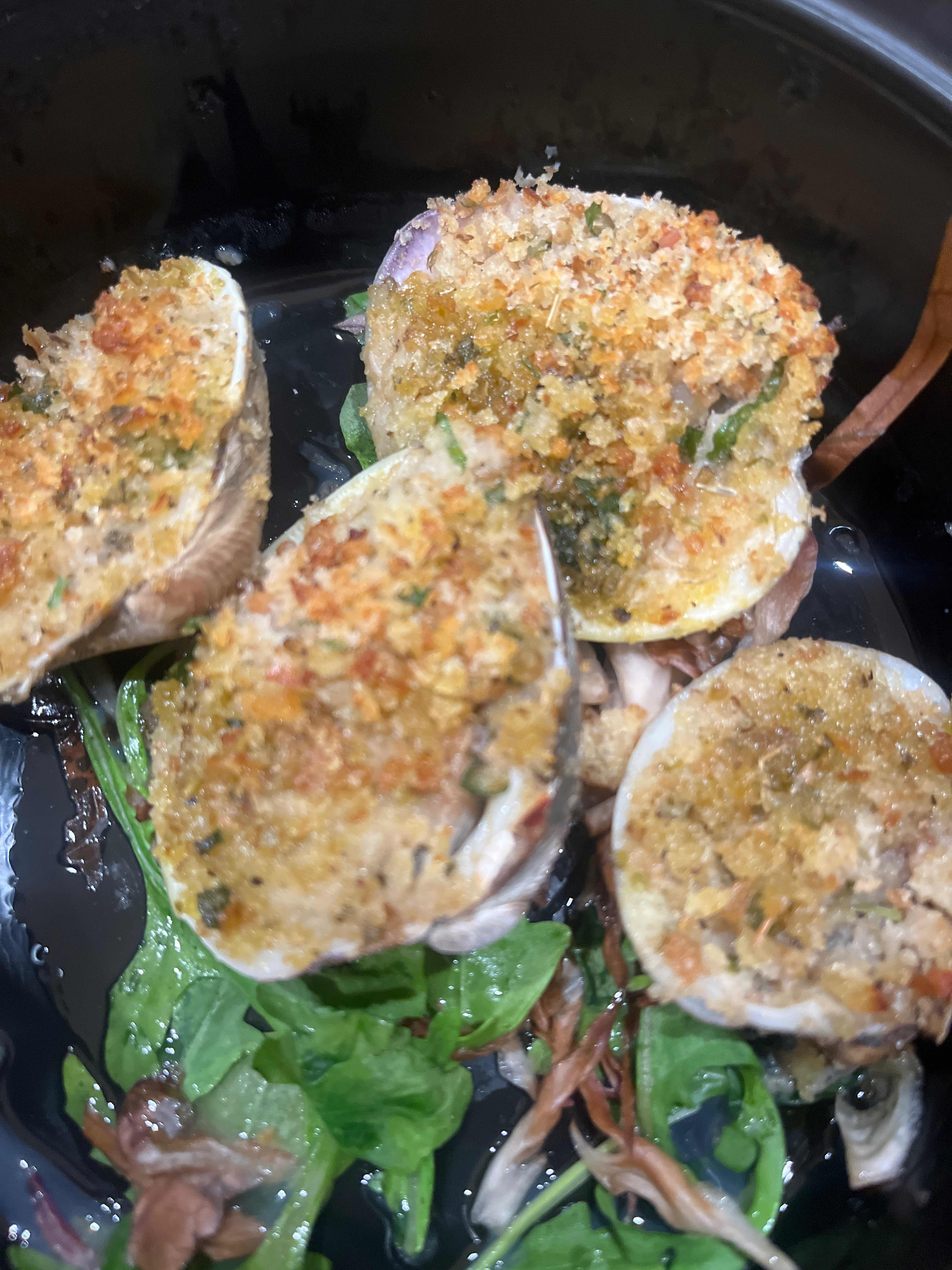 Clams Oreganata