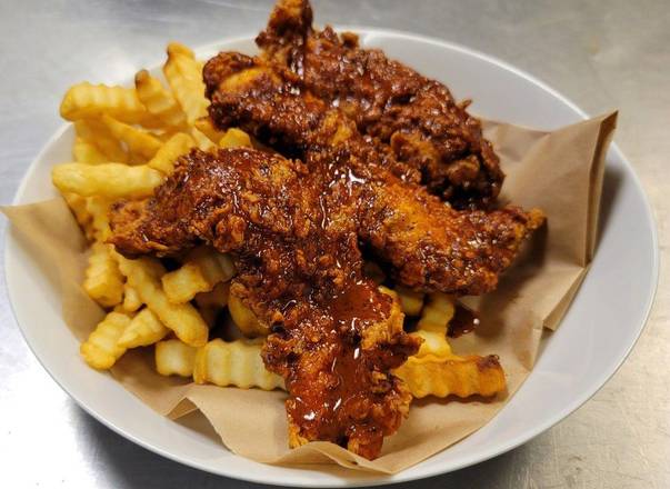 Nashville Chicken Fingers (3) + Fries