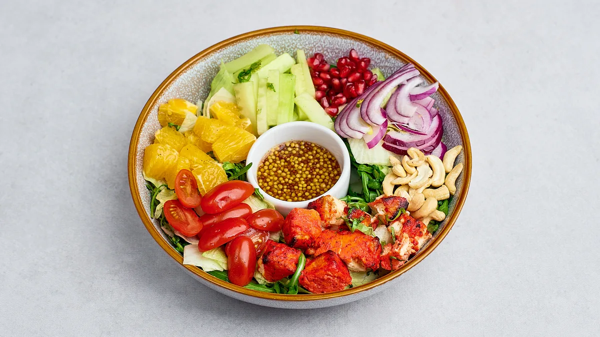 Grilled panner salad