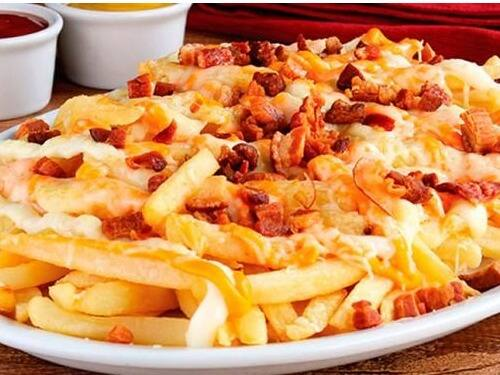 Fritas com Cheddar e Bacon (Grande)
