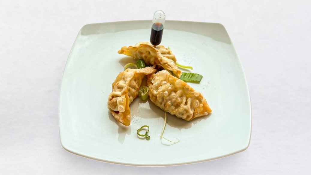 Ocvrti gyoza cmoki (3 kosi)