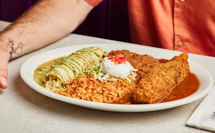 Enchilada and Relleno Combo