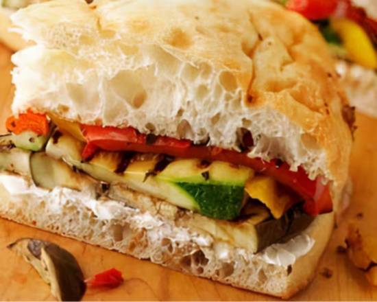 Grilled Veggie on Focaccia