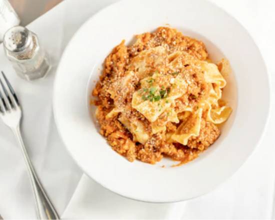 Homemade Pappardelle and Bolognese
