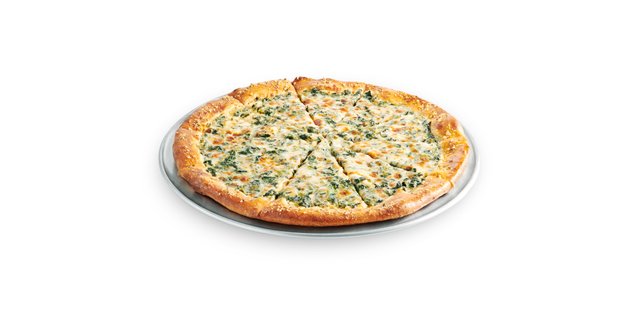Spinach Alfredo Pizza