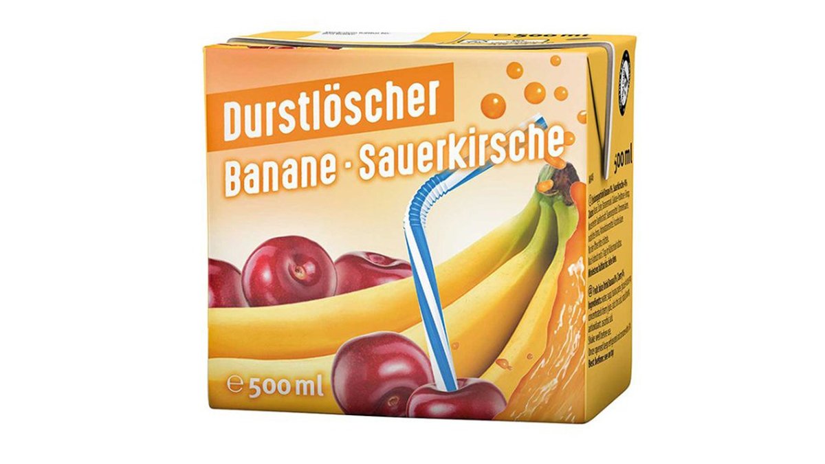 Durstlöscher Banane-Sauerkirsche 0,5 l