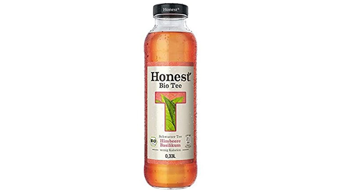 Honest Bio Tee Himbeere Basilikum 0,33 l