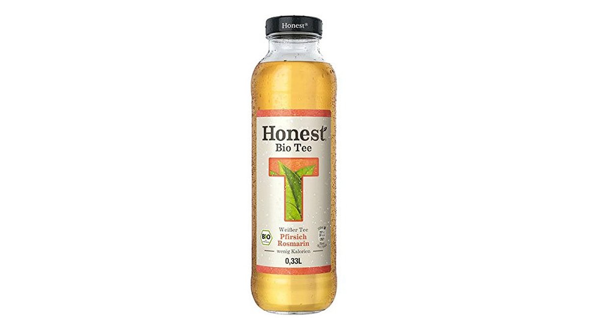 Honest Bio Tee Pfirsich Rosmarin 0,33 l