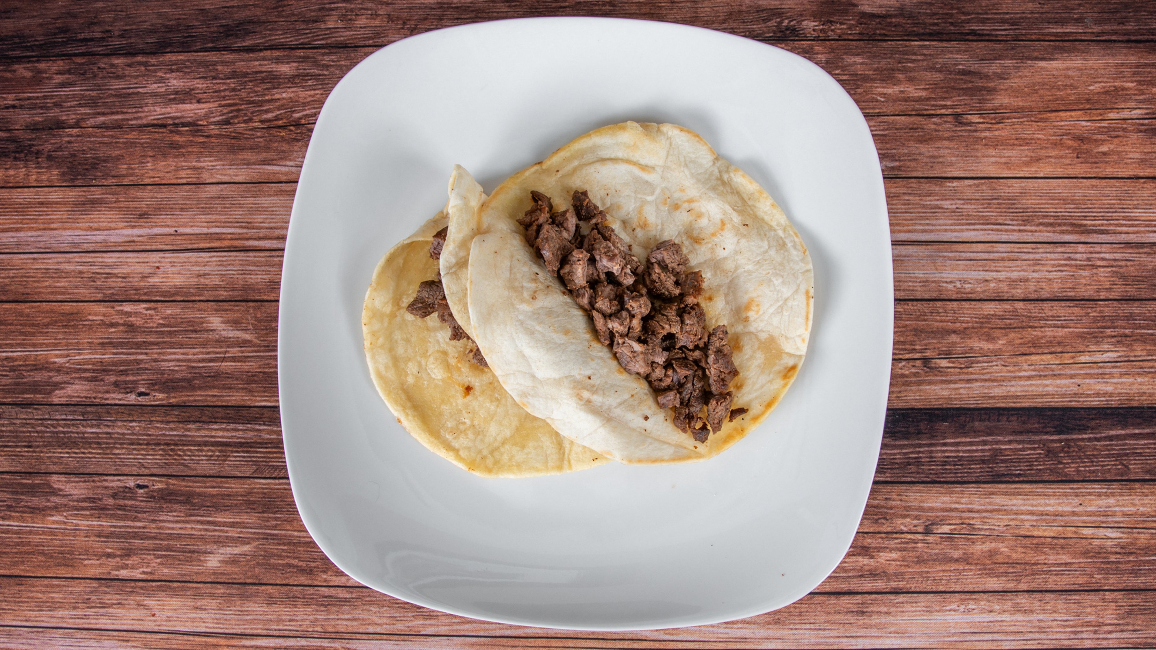 (43) Tacos Asada Plate (2)