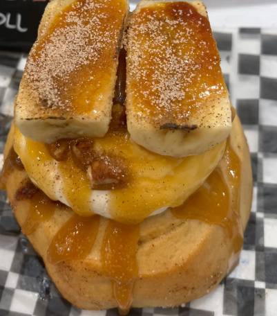 Bananas Foster Roll