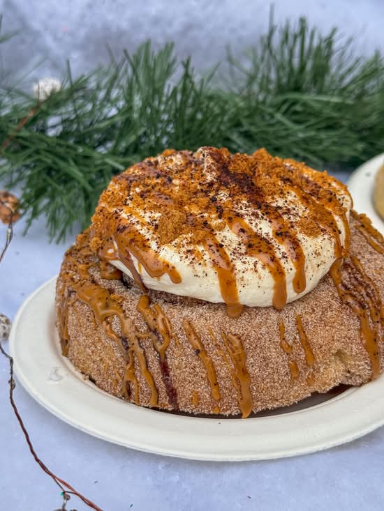 Biscoff-Churro Coffee Roll