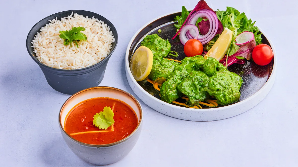 13. Murgh Hariyali Tikka / Mint and Coriander Chicken