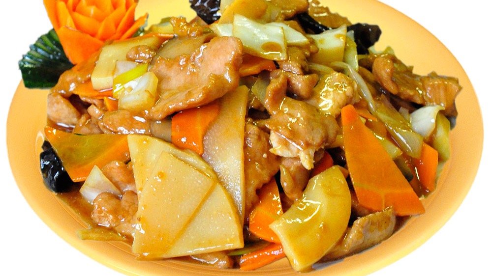 M14.kuře s bambusem a houbami 150g