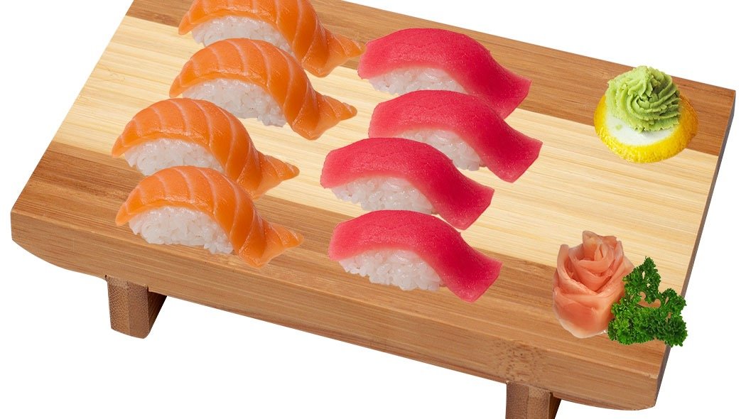 S20.Saké maguro set (nigiri losos a tuňák)