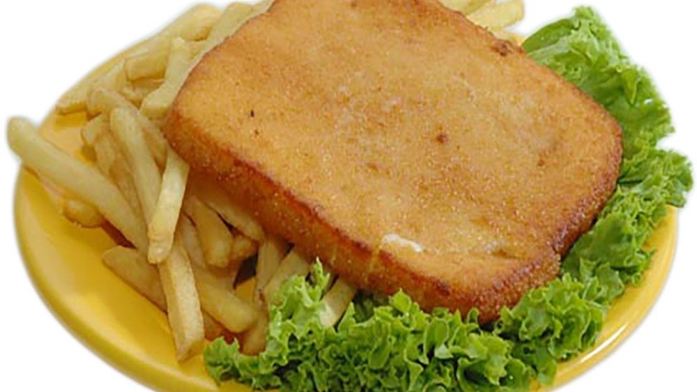 Smažený sýr s hranolkami 250g