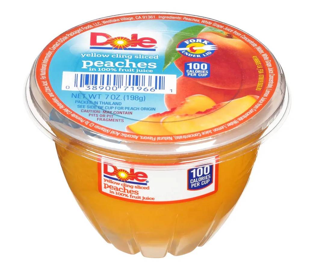 Dole Sliced Peach in 100% Juice