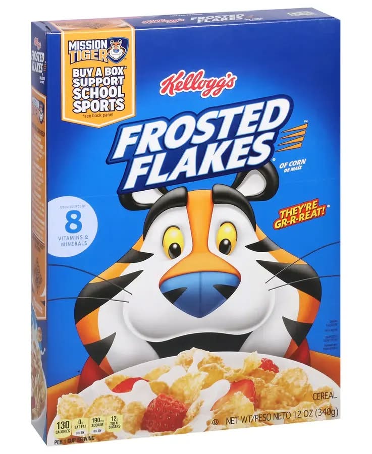 Frosties Frosted Flakes Breakfast Cereal