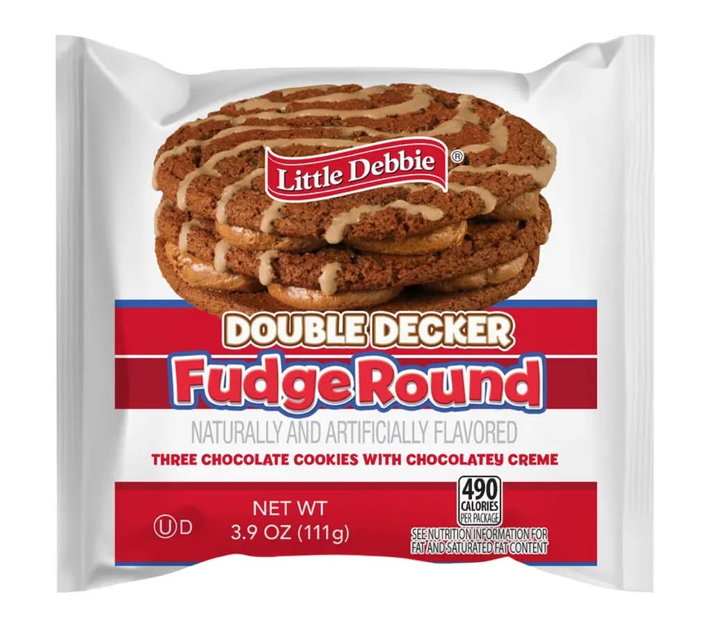 Little Debbie Cookie Fudge Round Double Decker