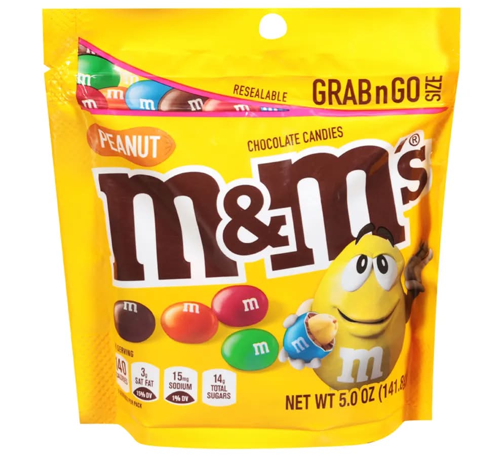 MandM's Peanut Chocolate Candies