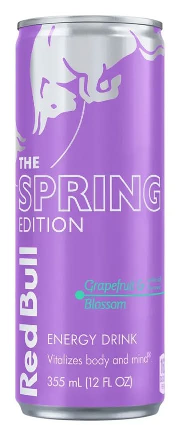 Red Bull Spring Edition Grapefruit and Blossom