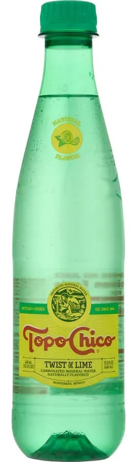 Topo Chico Carbonated Twist of Lime Mineral Water