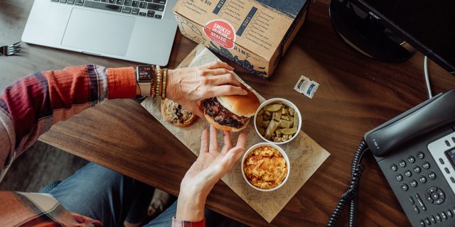 Black Bean Burger Box Meal