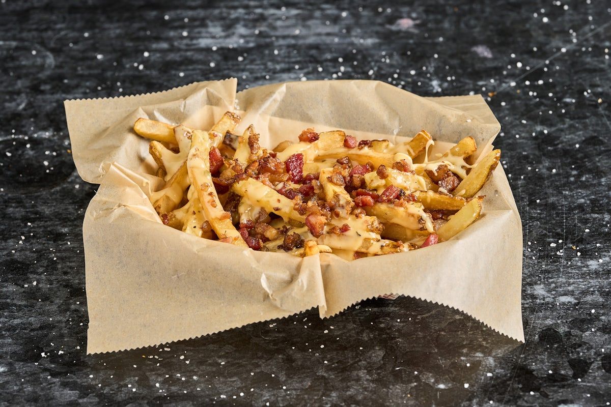 Basket of Cheesy Bacon Fries