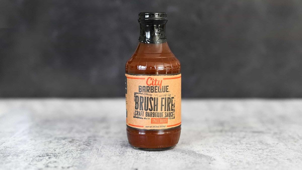 Bottle of Brush Fire Sauce