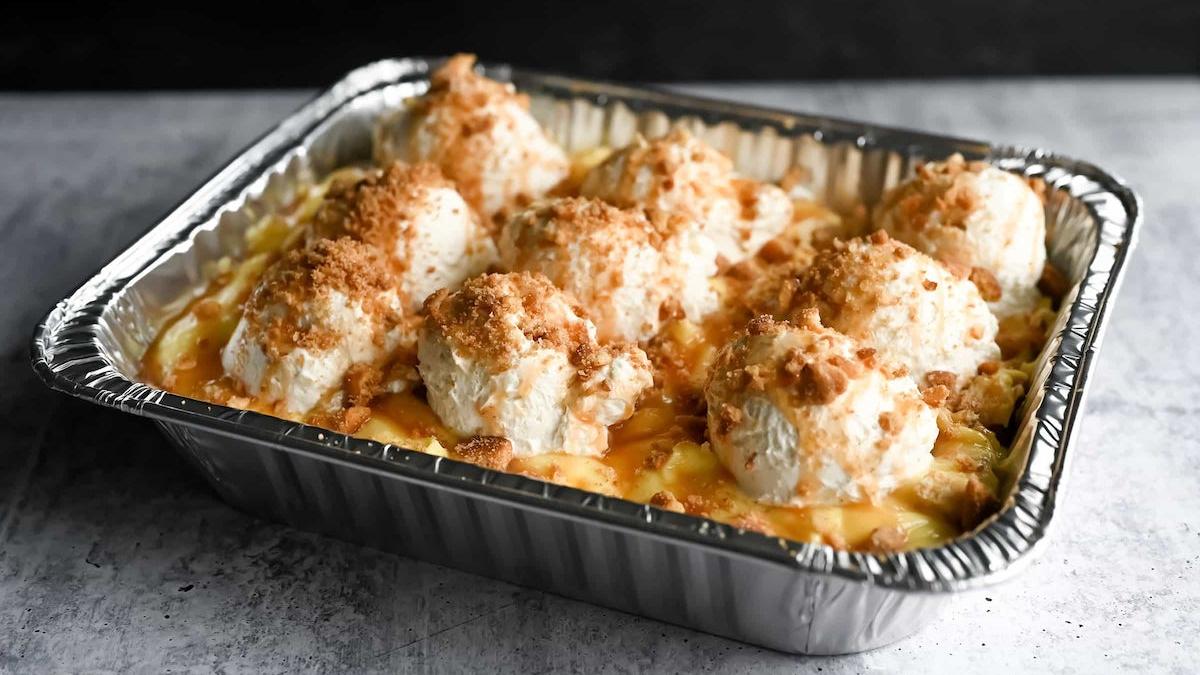 Pan of Banana Pudding