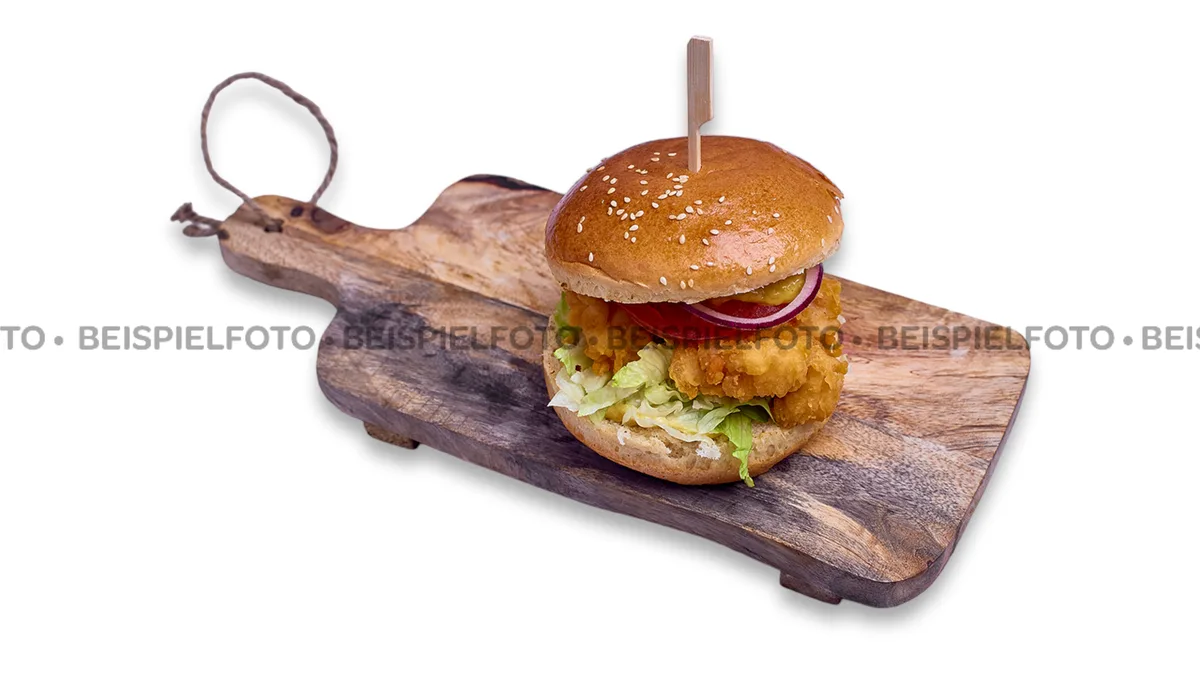 Chicken Burger Menu