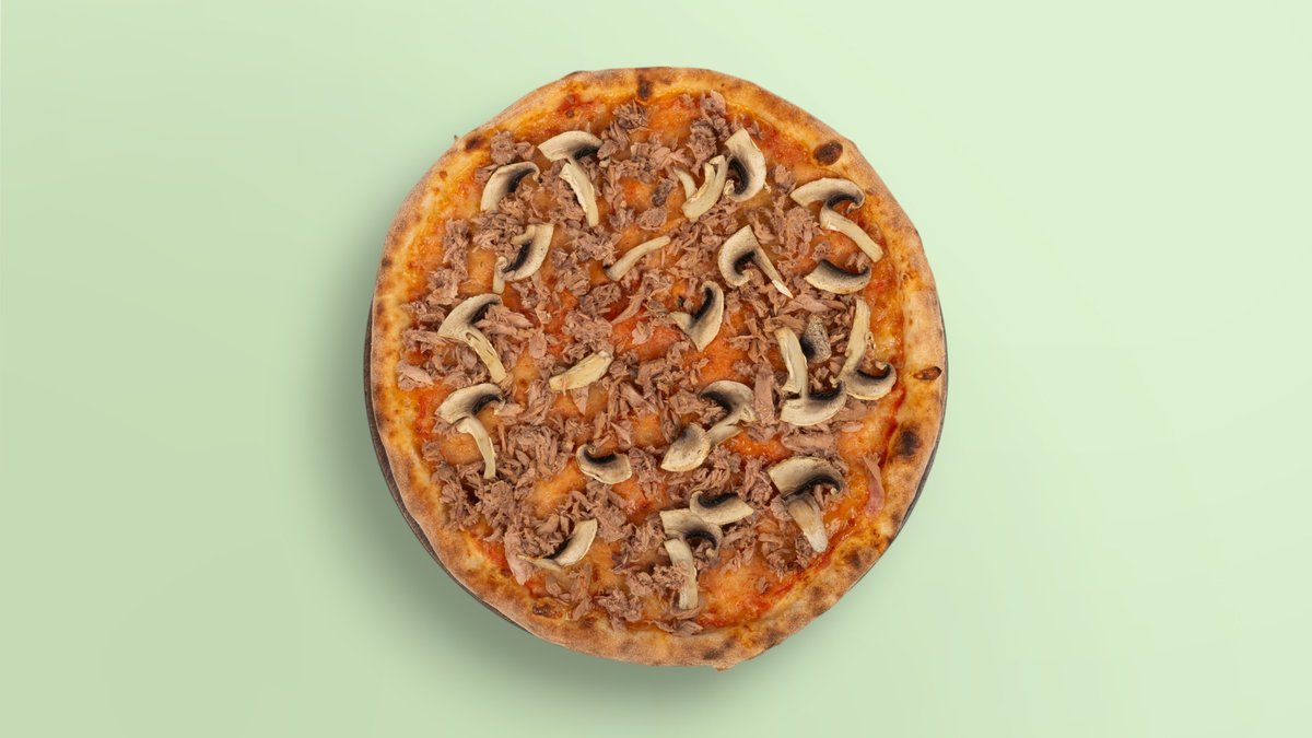 Pizza Tuna Mushrooms