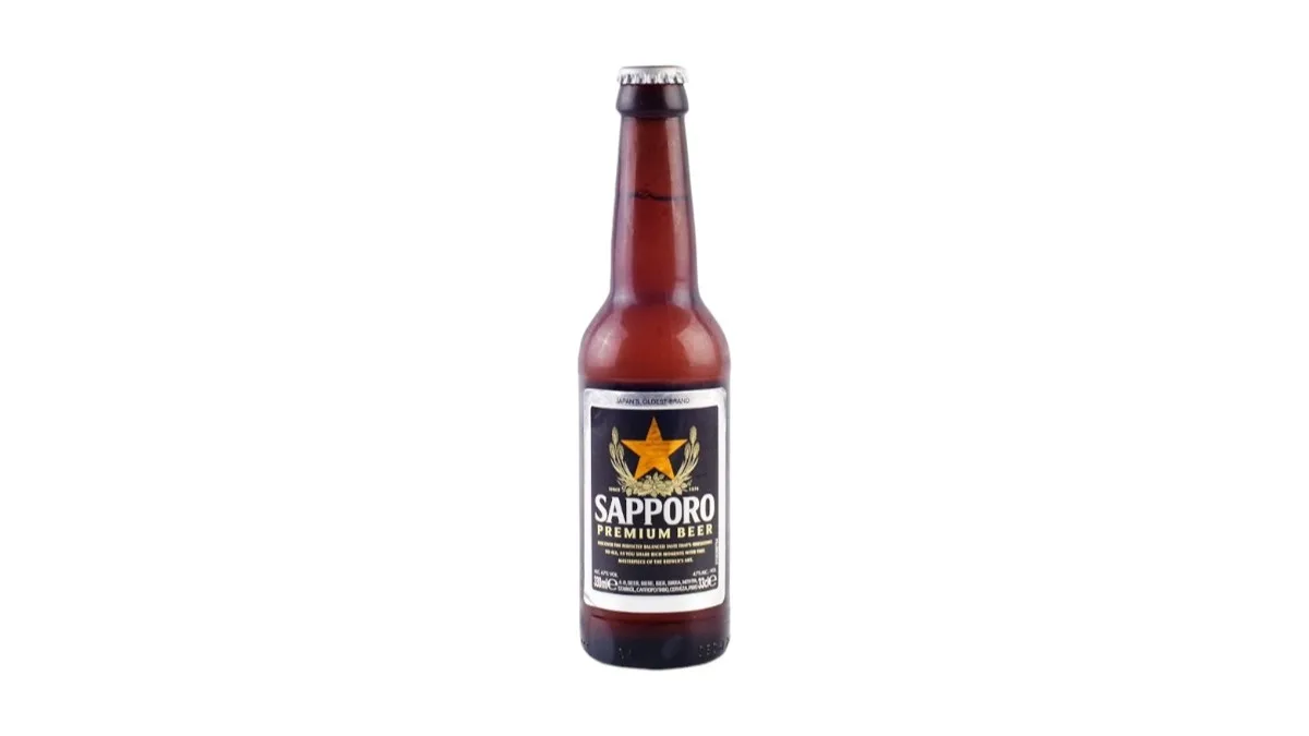 Sapporo Premium Bier Glasflasche 0,33l