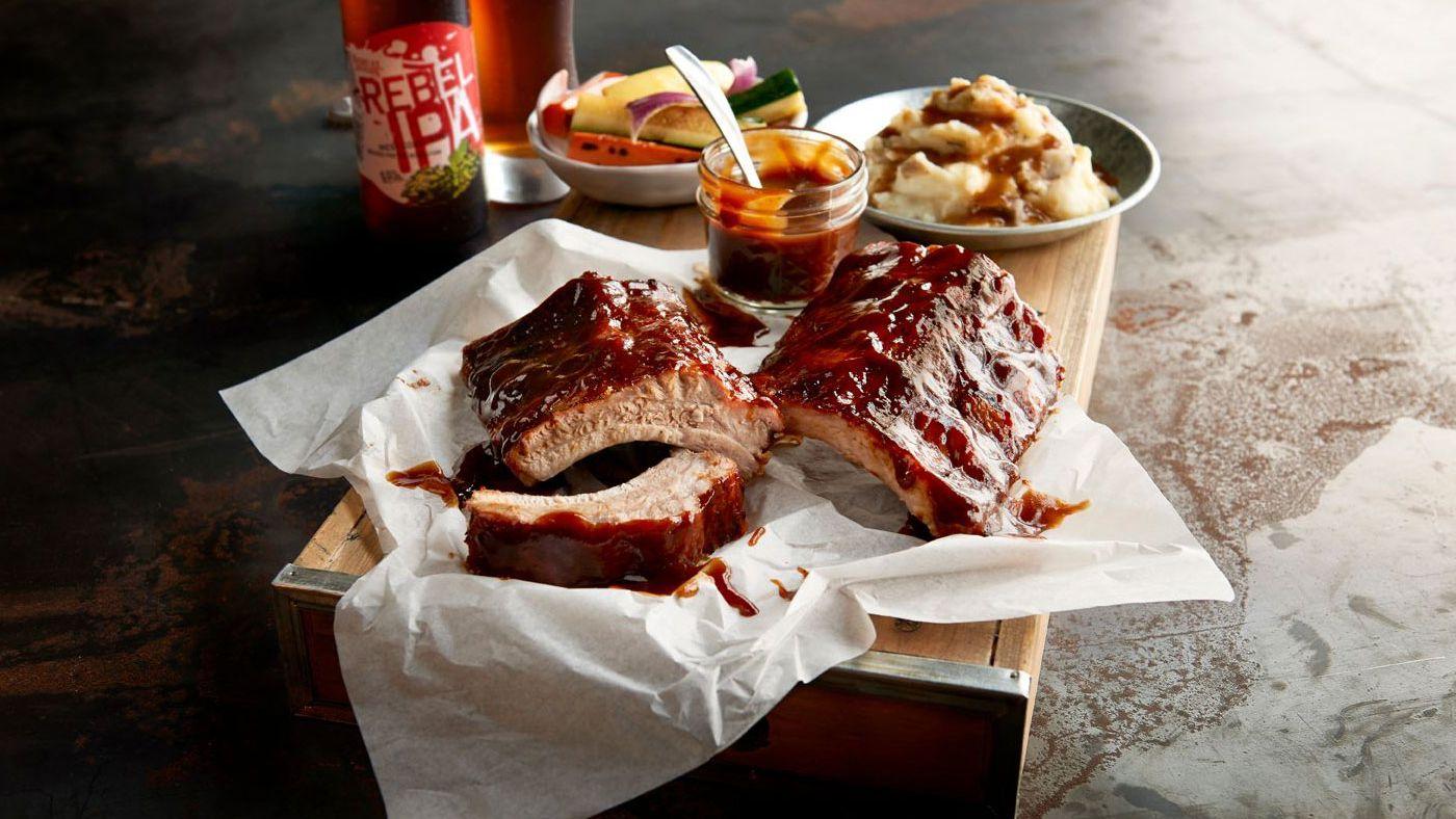 BBQ Baby Back Pork Ribs Full Rack