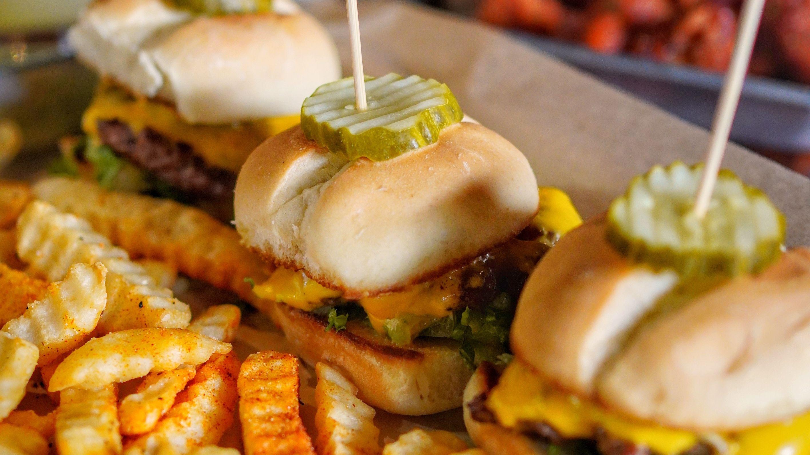 Cheeseburger Slider Trio