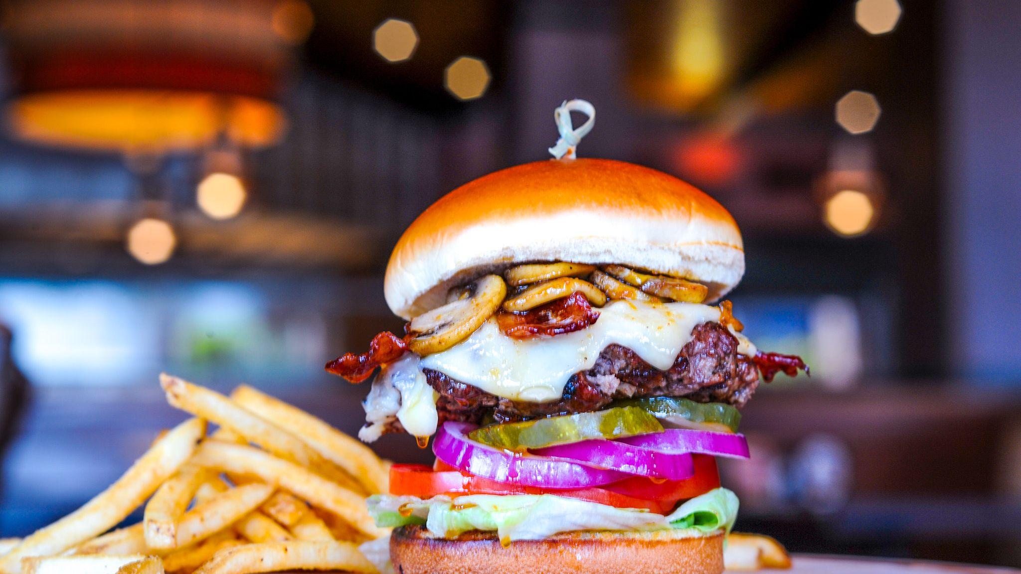 Gold Rush Whiskey Burger