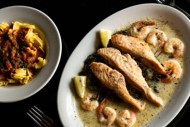 Mark’s Salmon Florentine
