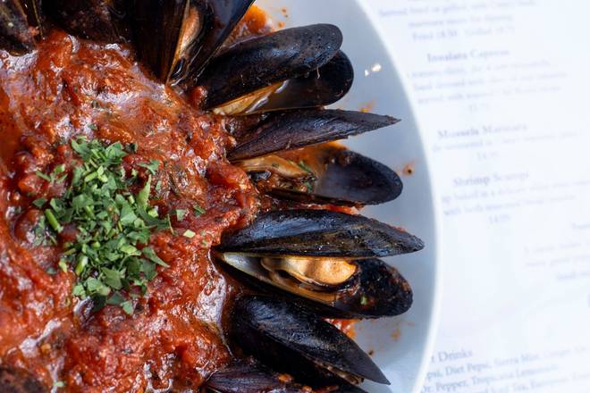 Mussels Marinara Appetizer