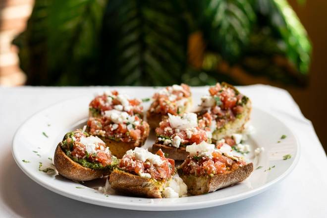 Pesto Bruschetta