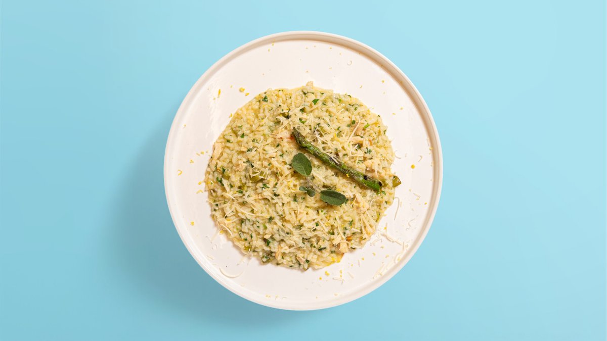 Rizoto Pule Asparag Lime