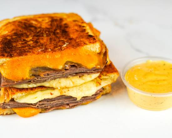 Roast Beef and Three Cheese Melt