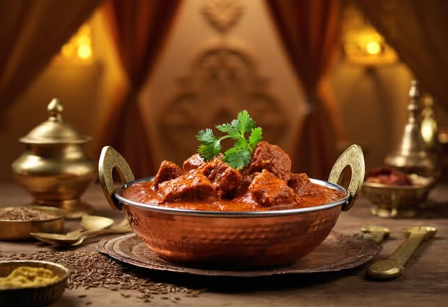 Goat Vindaloo (with bones)