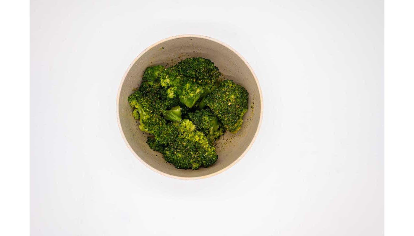 Seasoned Steamed Broccoli