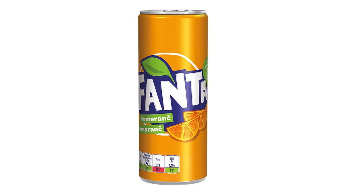 Fanta - pomeranč 0,25 l