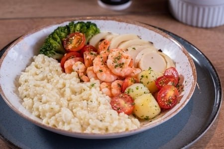 Camarão No Risoto (1 Pessoa)