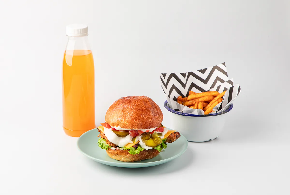 Chicken Burger Combo